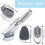 Soap Dispensing Dish Brush Set with LeakResistant Handle and Replaceable Sponge Heads for Kitchen Cleaning 2