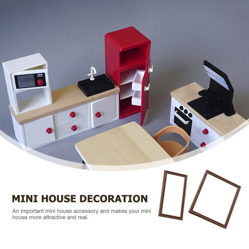 Pachet de 2 rame mini pentru decorarea casei de păpuși 2