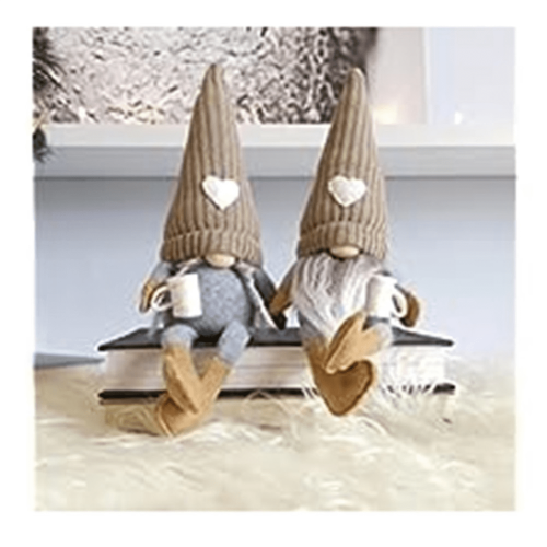 Svensk Tomte Gnome Plyschdekoration 2 st 1