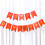Gold Happy Birthday Banner Set Fish Tail Flags1pc 4