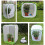 Cage portable pour insectes et papillons, habitat et élevage 4