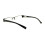 Rectangular Half Rim Reading Glasses +1.75 Black Spring Hinge Lightweight Design for Men and Women 4