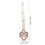 Quartz Clock Pendulum Replacement with Rhinestone Luxury Design, Durable Metal Wall Clock Accessory 2