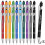 20-pack roliga kulspetspennor med metallisk design 3