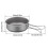 Titanium Camping Pan Lightweight Cookware with Foldable Handle Nonstick Surface for Hiking Backpacking 2