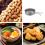 Titanium Camping Pan Lightweight Cookware with Foldable Handle Nonstick Surface for Hiking Backpacking 4