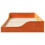 vidaXL Bed Frame Wax Brown 75 x 190 cm Solid Pine Wood 5