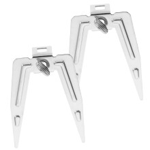 Rotisserie Forks Set 2pcs Stainless Steel 360 Rotating Grilling Forks for Air Fryer BBQ Chicken Meat