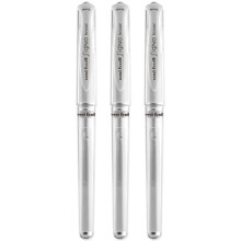 Uni-Ball UM-153 Signo Broad Point Gel Pen - White - by Uni-ball (Pack of 3)