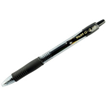 Pilot G207 Retractable Gel Rollerball 0.7 mm (Pack of 3) - Black (Package may vary)