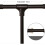 Heavy Duty Pull Down Closet Rod with Soft , Adjustable Length Design, Space Saving Black Wardrobe Lift 4