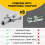 2Pcs Double Handle Grease Nipple Coupler Double Handle Quick Lock Release Grease Ends Couplers Compatible Grease Fitting 4