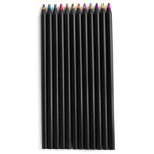 12 Pack Wooden Colored Pencils Set with Blendable Color Pigments and Ergonomic Grip for Artists Kids Drawing