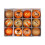 Christmas Ornament Ball - Plastic, Orange, 6 cm 2
