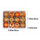 Christmas Ornament Ball - Plastic, Orange, 6 cm 3