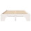 vidaXL Bed Frame White 135 x 190 cm Solid Pine Wood 5