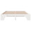 vidaXL Bed Frame White 150 x 200 cm Solid Pine Wood 5