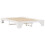 vidaXL Bed Frame White 150 x 200 cm Solid Pine Wood 7