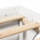 vidaXL Bed Frame White 150 x 200 cm Solid Pine Wood 8