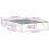 vidaXL Bed Frame White 150 x 200 cm Solid Pine Wood 1