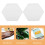 Acrylic name tag cards for weddings 20 pcs 5