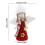 Grey Plush Angel Ornament Hanging Decoration 2