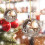 Akryl julkrubba hänge ornament 8cm 5