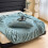 King Size Flannel Fitted Sheet Deep Pocket Ultra Soft Cozy Azul Bedding Bottom Sheet 5