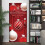 Juledørdekorationsærme 90x200cm Polyester 5