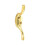 Securit - Brass Cleat Hook - Medium 2