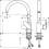 Hansgrohe Hansgrohe Vernis Blend M35 Kitchen Mixer Tap Chrome 2