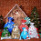 Christmas drawstring gift bags 12-pack 4