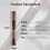 Torch Lighter Adjustable Jet Flame Windproof Refillable Butane Metal Lighter for BBQ Camping 3