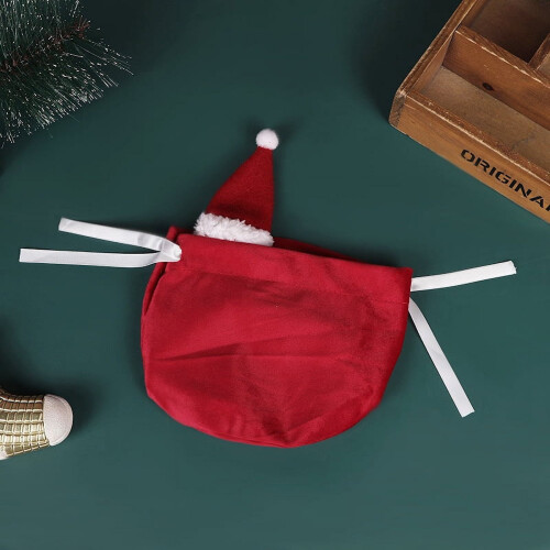 Sacchetto regalo natalizio con coulisse (2 pezzi) 2
