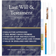 Last Will and Testament Kit 2025-26 UK - Will Writing Kit - Legally Valid 8-in-1 DIY Legal Pack with Testament Template, Simple Form, Guides & Wills