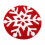 Christmas Round Carpet Polyester Non-Slip Floor Mat 60 cm 3
