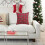 Housse de coussin de Noël enneigée, décoration intérieure, 1 pièce 3