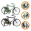Retro minicykelmodell i legering – 2-pack 3