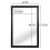 24 x 36 in Black Metal Frame Wall Mirror 3