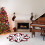 Snowflake Doormat Round Non-Slip Washable 40x40cm 4