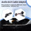 Audio AUX Cable Adapter  5.0 + External Microphone for  CD30 CDC40 CD70 DVD90 for 7