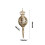 Christmas tree decoration black irregular ball pendant 6 pcs 3