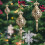 Christmas tree decoration black irregular ball pendant 6 pcs 5