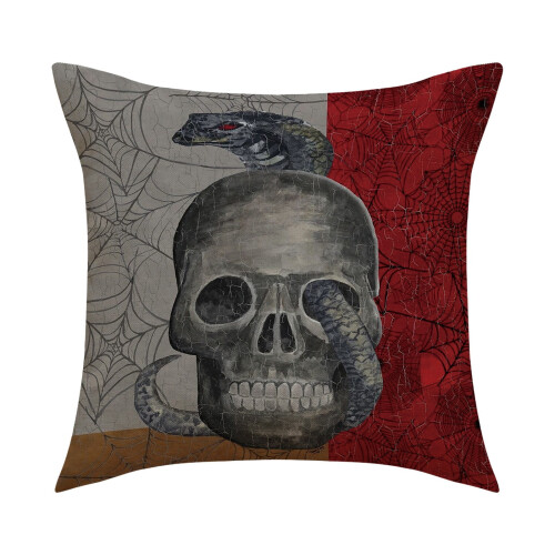Halloween Pudebetræk Polyester 45x45cm 1