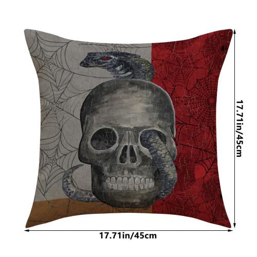 Halloween Pudebetræk Polyester 45x45cm 2