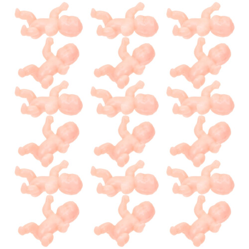 30-pak mini plastik babypynt til babyshower 2