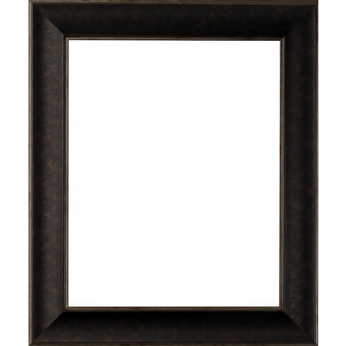 Polystyrene vintage picture frame dark walnut 16x28 in 1