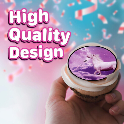 30 spiselige cupcake-topper med hestetema 2