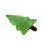 Green Polyester Shaped Floor Mat 40 x 60 cm 2