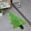 Green Polyester Shaped Floor Mat 40 x 60 cm 5